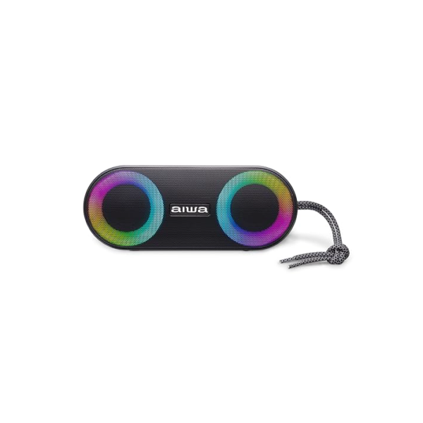 Caixa de Som Speaker, Aiwa, Bluetooth, Luzes Multicores, IP65 - AWS-SP-01