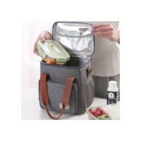 Lancheira Portátil Saco Resfriador De Almoço Térmico Para Piquenique Exterior Isolado À Prova D'água