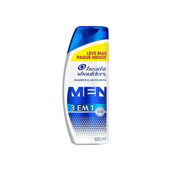 Shampoo Anticaspa Head & Shoulders Men 3 em 1, 650 ml