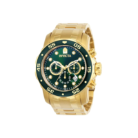 Relógio Invicta 0075 Pro Diver Chronograph, banhado a ouro 18k