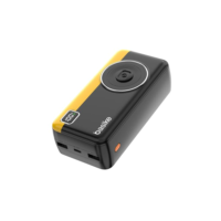 Power Bank 30000mAh, Basike Carregador Portátil 2 Saídas USB-A(até 22.5W) + Tipo-C(até 22.5W) com Cabo, Carregamento Rápido, Led Indicador de Bateria Proteção Inteligente (Preto)