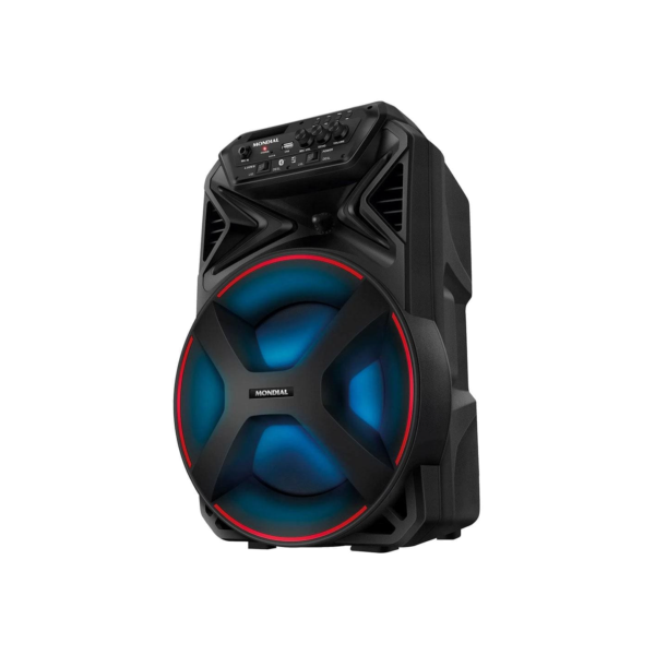 Caixa Amplificada Mondial Connect Party Plus CM-250 com Bluetooth, USB e Rádio FM - 250W