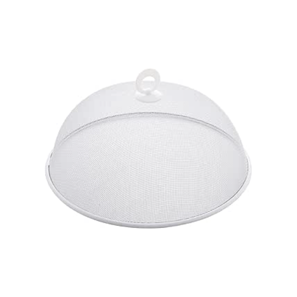 LYOR - Tela Protetora Para Alimentos de Metal Revestida Com Plástico Branca 30 x 12Cm