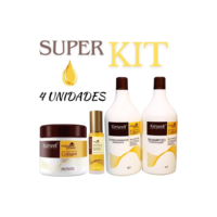 Kit Shampoo Condicionador Karseell Collagen 1l Máscara 500g