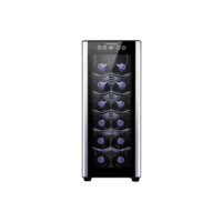 Adega de vinho climatizada Electrolux 12 garrafas Uma Porta Acabamento em Alumínio ACB12 Bivolt