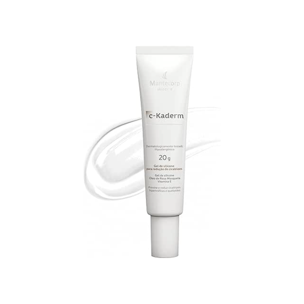 Gel Cicatrizante C-Kaderm Skincare - 20g - Com Vitamina C - Ajuda na Recuperação e Melhora da Aparência da Pele- Mantecorp