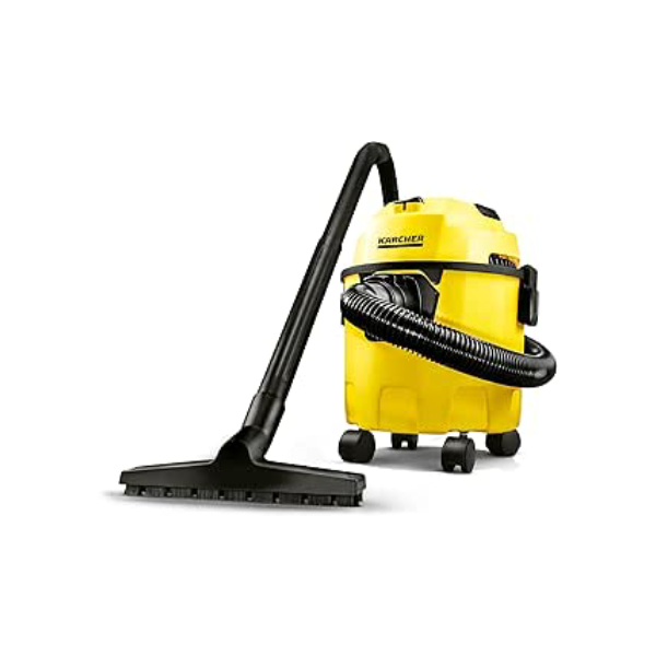 Kärcher Aspirador WDL 1 3 em 1 - Aspira Pó e Água + Função Soprador. Compacto e Portátil - Com alcance de 7,5 metros. Potência de 1500W 110v
