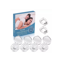 Kit 4 Clipe Nasal Anti Ronco e Apneia Dilatador Magnético