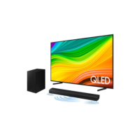Smart TV 65" QLED 4K 65Q60D 2024 + Soundbar HW-B550