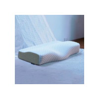 Travesseiro Cervical Nasa - Coluna Relax - Carvão Ativado Cor branco e cinza