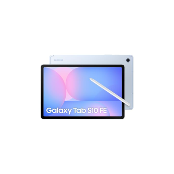 Tablet Samsung Galaxy Tab S10 FE, Azul, 10.9", Wifi, 128GB, 8GB RAM, Camera Traseira de 13MP, Câmera Frontal de 12MP Ultra Wide, Wifi 6, IP68, Android 15