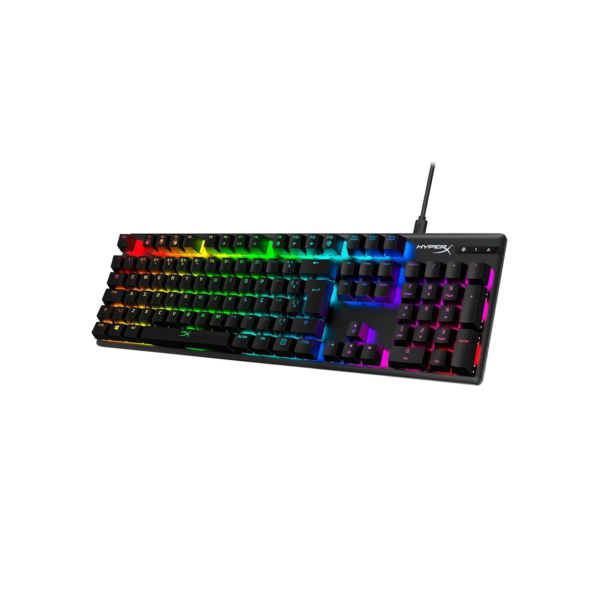 Teclado Mecânico Gamer HyperX Alloy Origins, RGB, Switch HyperX Red, ABNT2 - 4P4F6A2#AC4