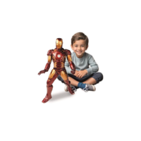 Marvel, figura de ação colecionavel, Homem de Ferro Universe com frases e sons, com 50 cm, Mimo brinquedos