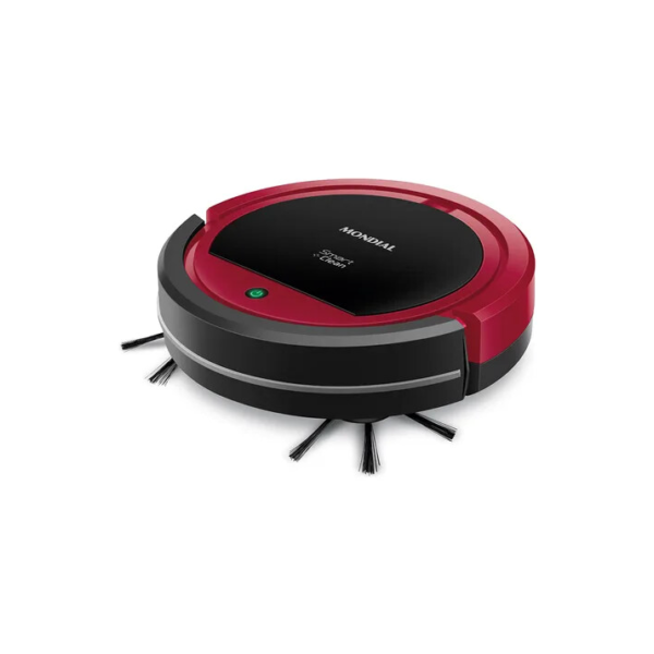 Robô Aspirador de Pó Smart Clean Mondial RB-07 30w Vermelho com Preto