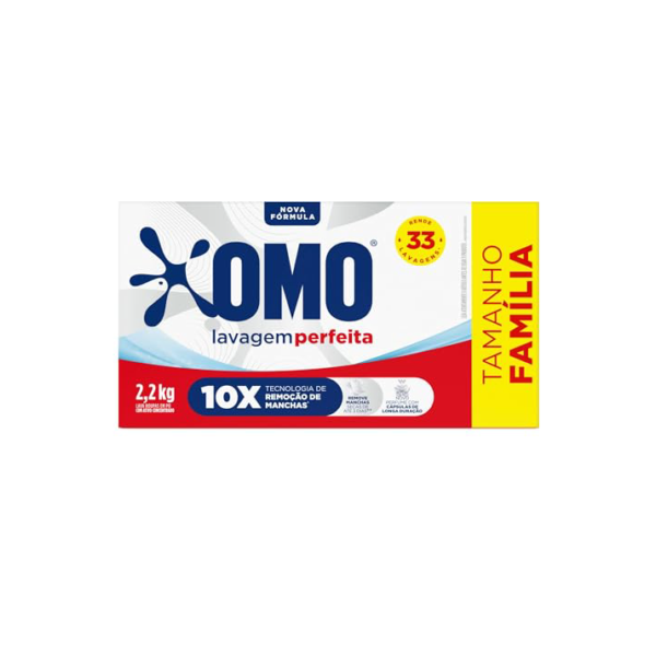 Omo Sabão em Pó Lavagem Perfeita 2,2kg