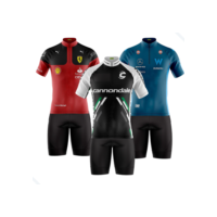 CONJUNTO CICLISMO MASCULINO BERMUDA E CAMISA PRO TOUR COM BOLSOS UV50+