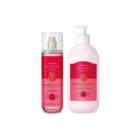 Combo Cuide-se Bem Morango E Leite: Loção Corporal 400ml + Body Splash 200ml
