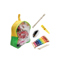 Kit Bandinha Ritmica Infantil com 4 Instrumentos Liverpool
