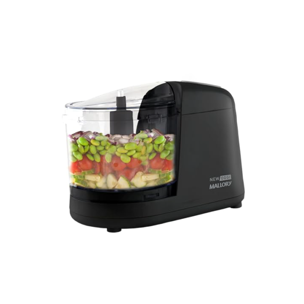Mini Processador Mallory New Oggi – 150W, 350ml, Corte, Trituração e Moagem, Pés Antiderrapantes, Sistema de Segurança - 127V