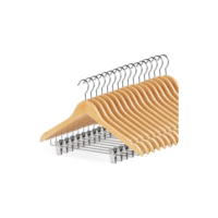 10 Unidades De Cabides Com Presilhas Madeira Nobre Marfim