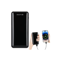 Power Bank 20000mah Portátil Com Lanterna Carregador Rápido