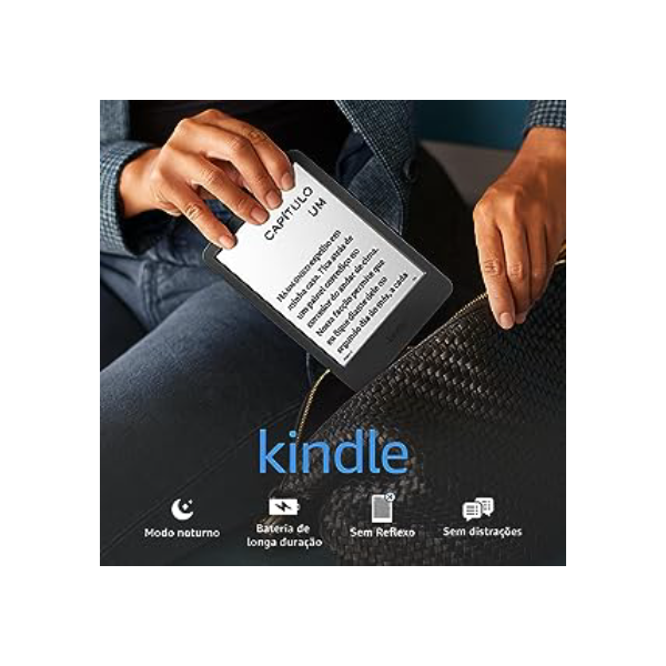 Kindle 11ª Geração (modelo 2022) – Mais leve, com resolução de 300 ppi e o dobro de armazenamento - Cor Preta