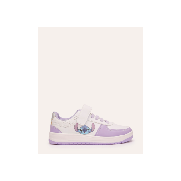tênis infantil stitch com velcro lilás