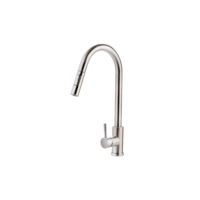 Torneira para cozinha gourmet Misturador Monocomando em Aço Inox Escovado Iriri Pingoo - Prata