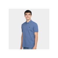 Camisa Polo Calvin Klein Premium Masculina - Azul