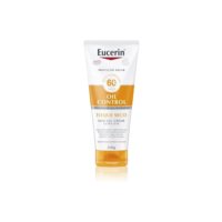 EUCERIN Protetor Solar Corporal Oil Control FPS 60 200ml, Toque Seco, Anti Areia, Proteção UVA, UVB e Luz Visível
