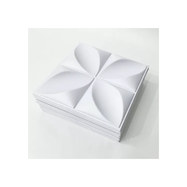 50 Placas Pvc 3d Revestimento Decorativa 25x25cm 3.12m²