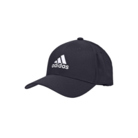 Boné Adidas Aba Curva Strapback Sportwear Logo - Preto+Branco