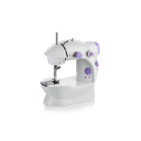 Mini Máquina De Costura Mais Mesinha  Bivolt Portátil Elétrica Com Pedal 110v-220v
