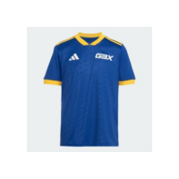 Camisa Infantil Adidas G3X - Azul Royal+Amarelo