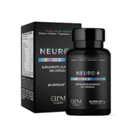 Neuro+ 60 Capsulas ELLYM NUTRITION Nootropicos Multivitaminico Foco Cafeina Magnesio Triptofano Taurina B12 Tirosina Colina