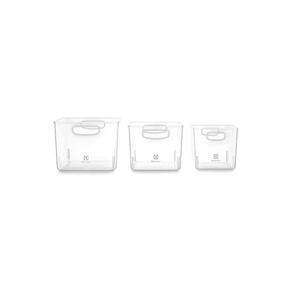 Conjunto de Caixas Organizadoras Electrolux Experience 3 Un, 14.4L Modular