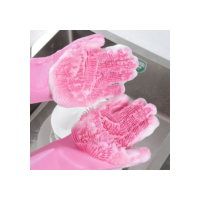 Luva Mágica Multiuso Silicone Lava Louça Rosa Better Glove