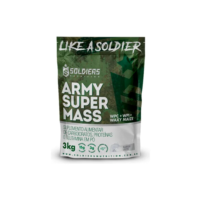 Hipercalórico Army Super Mass 3Kg- Sabor Leite - Soldiers Nutrition