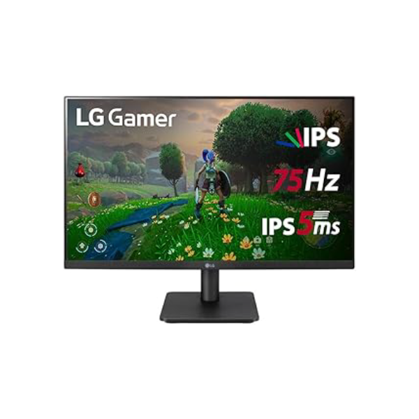 Monitor LG 23.8" Full HD Inclinação 75Hz 5ms Preto 24MP400-B.AWZM