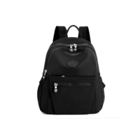Tanweibago Mini mochilas femininas de nylon, pequenas 11L, mochilas femininas, casuais, leves, compras, viagens, mochila, Preto, One Size, Mochila