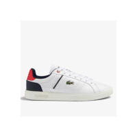Tênis Couro Lacoste Europa Masculino - Off White