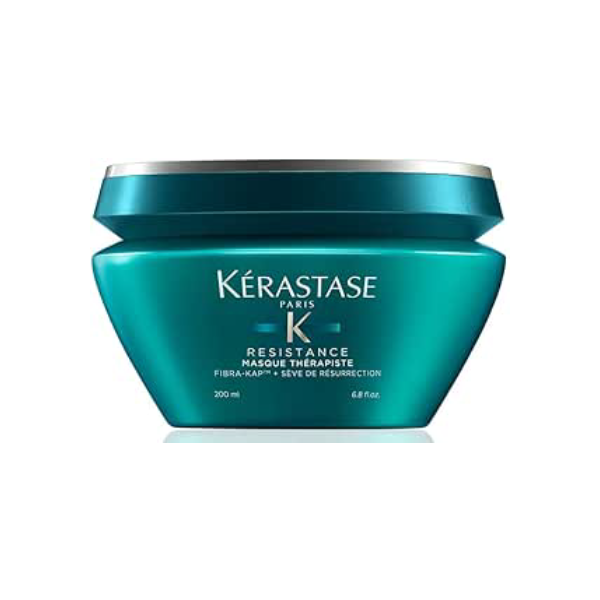 Thérapiste Kérastase Máscara de Tratamento para Cabelos Danificados e Quebradiços com Reconstrução Profunda que Recupera Força e Elasticidade da Fibra Capilar Resistance, 200ml