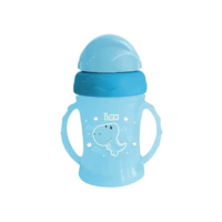 Copo Infantil com Canudo Dinossauro Lex Unik Toys