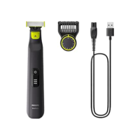 Aparador e raspador OneBlade Pro com 12 ajustes de corte, à prova d’água, Bivolt – QP6532/10 Philips