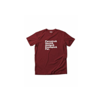 Camiseta Masculina parceiro exemplo pai Dia dos Pais (BR, Alfa, G, Regular, vinho)