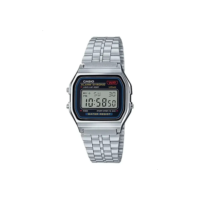 Relógio Casio Digital Vintage Unissex Prata A159wan1df 30m
