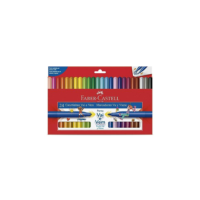 Canetinha Vai e Vem 24 Cores, Faber-Castell, 15.0124VVZF, Multicor