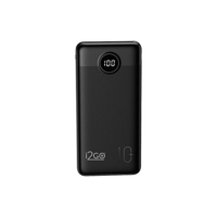 I2GO, Carregador Portátil (Power Bank) Ultra Rápido 10000mAh, Power Delivery 20W, 2 Saídas USB + 1 Saída/Entrada USB-C, Preto, i2GO PRO