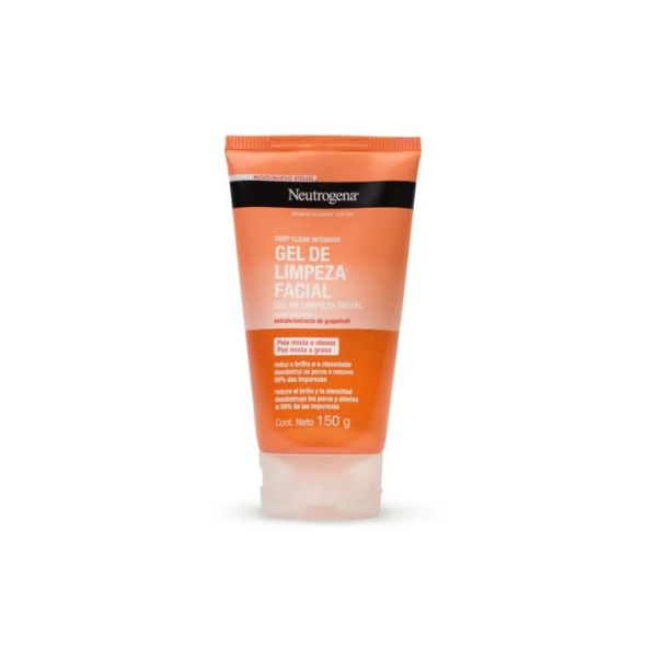Gel de Limpeza Facial Neutrogena Deep Clean Intensive Grapefruit, 150g