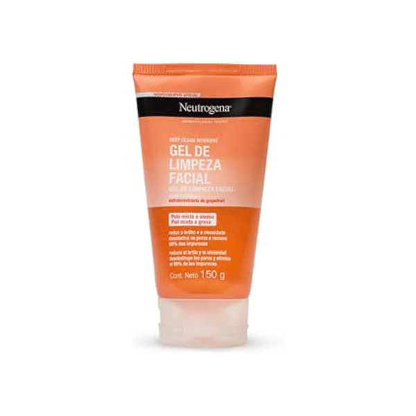 Gel de Limpeza Facial Neutrogena Deep Clean Intensive Grapefruit, 150g